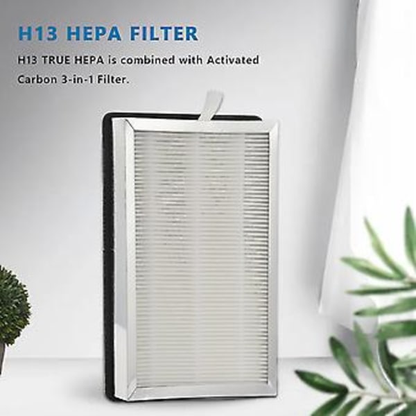 Hepa Filter Udskiftning Til Ma-25 Luftrenser 2-pak 3 I 1 Filtrat True Hepa H13 Filter Pre-fi