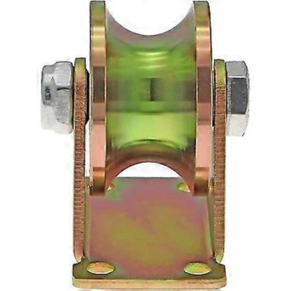 2 stk. U-rille Port Hjul, Port Rulle Hjul, Skydeport Hjul 50mm Til Inverteret Skinne, Industri