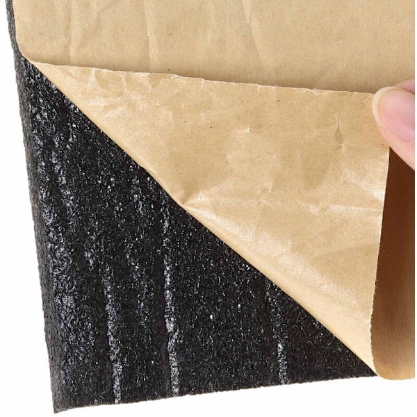 Bil ljuddämpning ljudisolering ljudisolering akustisk skum anti-brus självhäftande bomull termisk isolering ljudisolering  50×100cm *10mm