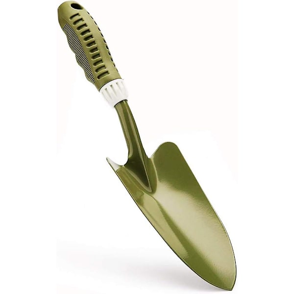Hånd karbonstål murskje bøye-sikker ergonomisk rustbestandig gave myk PVC-håndtak liten spade for planting, omplanting, luking, flytting