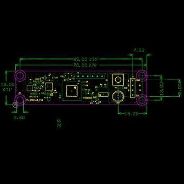 Langaton DMX512 2.4G PCB-moduulikortti LED-lavavalojen ohjain 2 in 1 lähetin-vastaanotin antennilla DIY-sarja