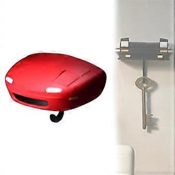 Auton avaimenperäkoukku, Retro-auton avaimenperä, Avaimenperän seinäteline, Käytävän keittiön maalaistalon koristeellinen seinävalkoinen