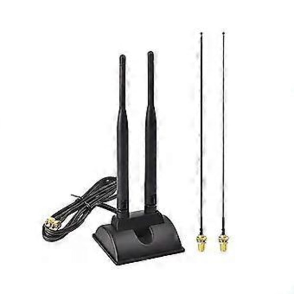 2.4/5.8G Dual Band WiFi-antenn för w/RP-SMA Hankontakt för Trådlöst WiFi Ro