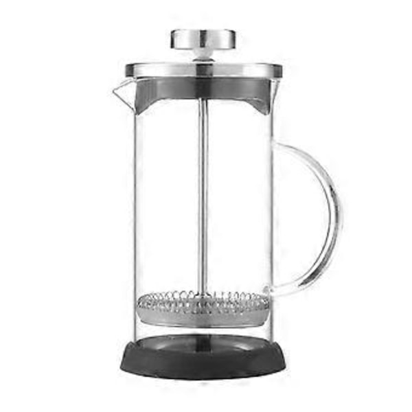 Pressokanna Kaffekannor Rostfritt Stål Glas Kaffebryggare Multifunktionell Handpress Kanna Kaffetillbehör 350ml