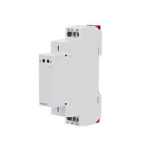 GRM8-01 Elektronisk Impulsrelä Låsrelä Minnesrelä AC 230V