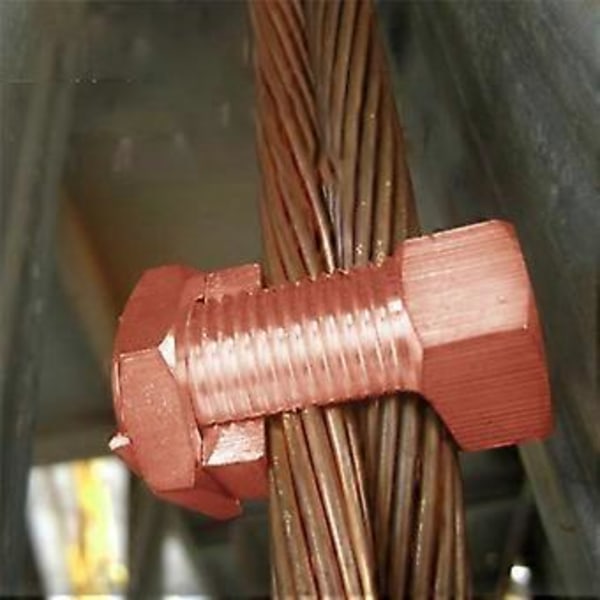 10 kpl Split Bolt -liitin, maadoitus Split Bolt -liitin Split Bolt -liitin täydelliseen maadoitukseen paljaissa johdoissa TJ-25