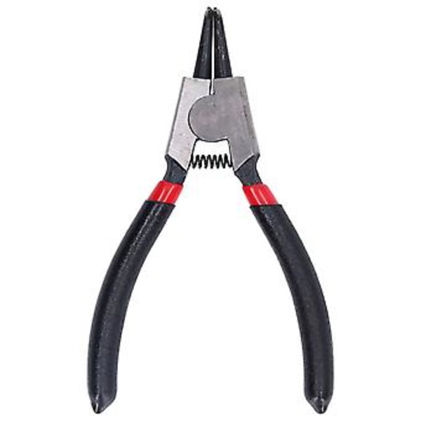 Låseringstang 5in, Kulstofstål Circlip Tang, Varmebehandlet Gummihåndtag, Håndværktøj