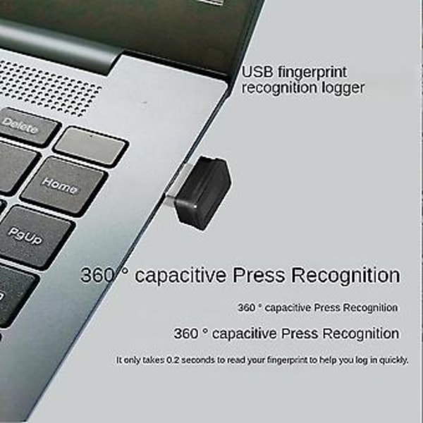 Mini USB Fingeravtrycksmodul CE För 10 Biometriska Nycklar