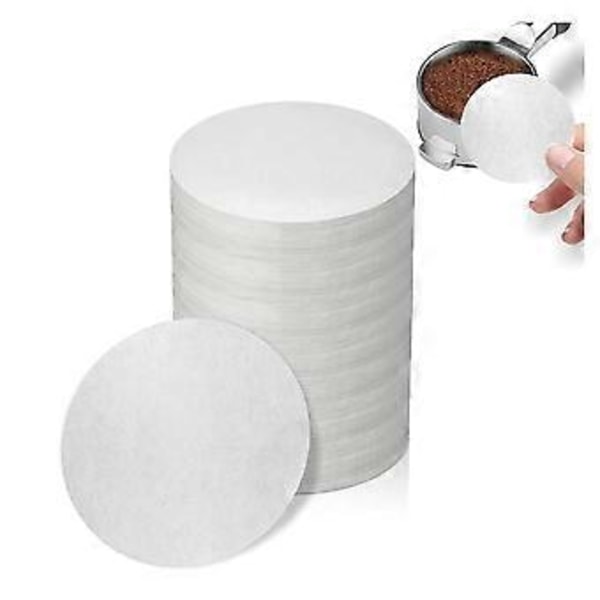 Espresso Filterpapir 53mm - 800 stk. Ubleget Kaffefilterpapir til Espressomaskine - Portafilter Espressofiltre