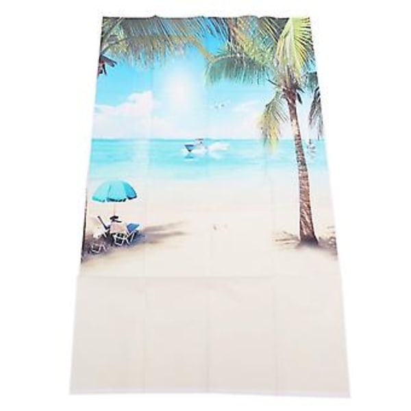 3x5ft Strandfotografering Bakgrunn Vinyl Studio Bakteppe Rekvisitter