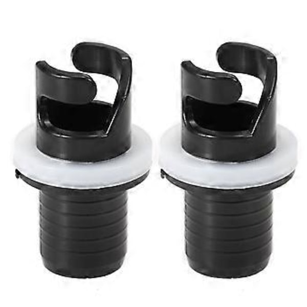 2 stk Oppblåsbar Båt Kajakk Luftventil Adapter Inflasjon Luft Fotpumpe Slange Adapter Ventil Kobling