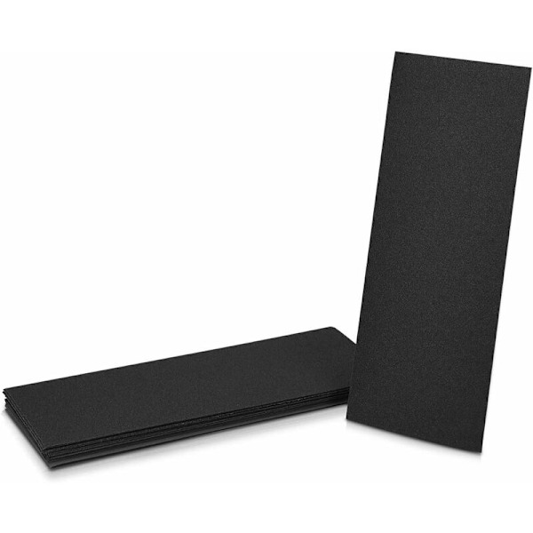 Tørr eller våt sandpapir - 10x 220 Grit sandpapir - slipeark for sliping av tre, metall, bilmøbler - 9 x 3,6 tommer