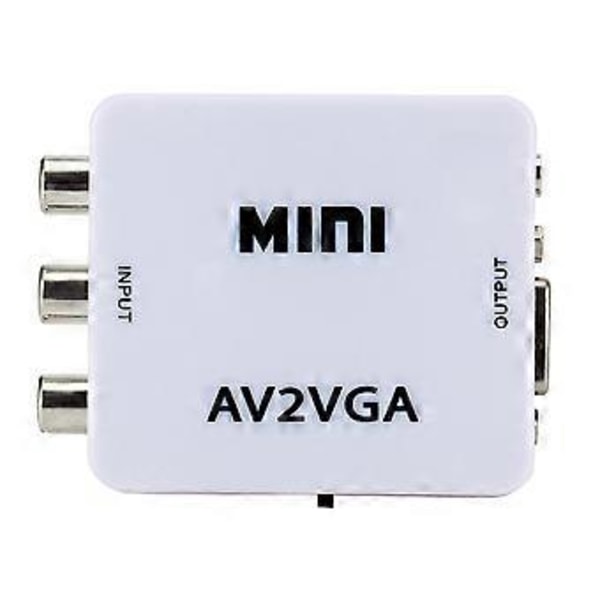 1 Audio Video -kytkin, 1 USB-kaapeli