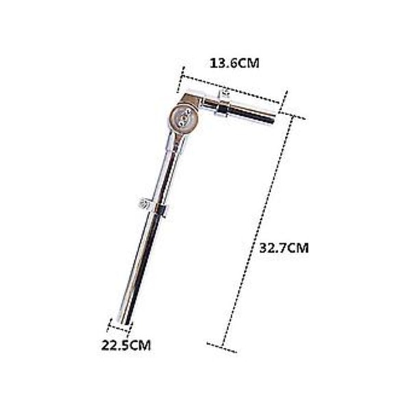 2-delt D-brakett, stabil og holdbar brakett med solid montering for tromme- og perkusjonsinstrument