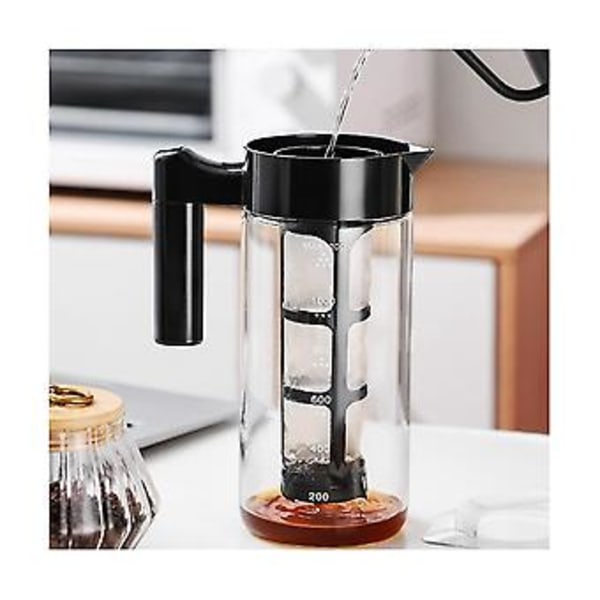 Brygge Maker, Glas Iced Maker og Te Infuser med Lækagesikker Mesh F