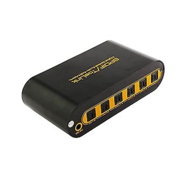 Spdif Tos Digital Optisk O 4x2 Ser 4 In 2 Ut Videokonverter För /lpcm2.0/dts Eu Plu