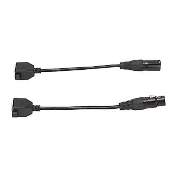 2 stk. XLR3 til RJ45 Kabel 3-benet Plug and Play Hun XLR Netværksledning til LED Strip Optagestudie