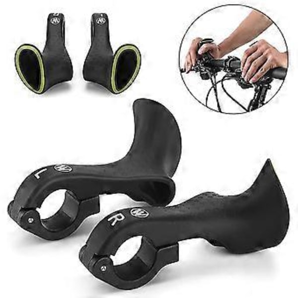 1 Par Terrengsykkel Styrende Sykkel Bar Ender Nylon Styregrep Ergonomisk Design Sykkeltilbehør