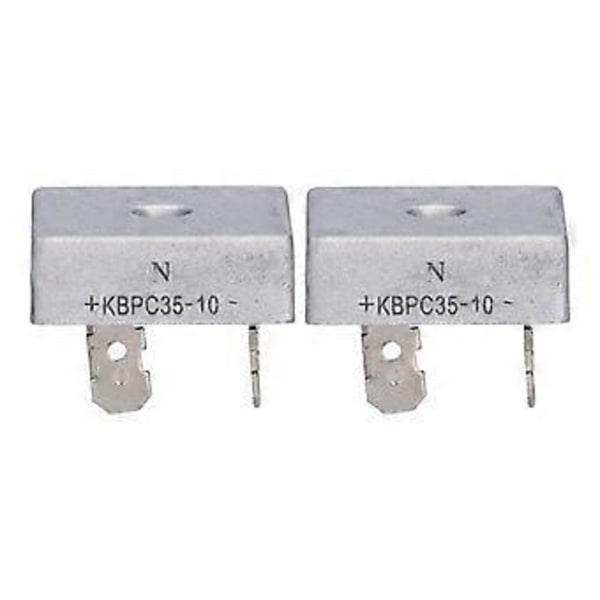 2 kpl Siltasuuntausdiodi 4-nastainen lisävaruste bensiinigeneraattorille KBPC3510