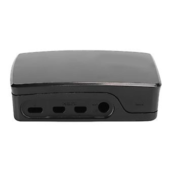 ABS-fodral Kapslingsbox Svart Vit Passar Raspberry Pi 4B Skyddande Skalbox Svart