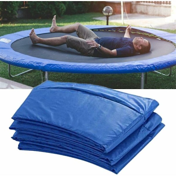 Skyddande kantmatta för studsmatta - Kantskydd Ø305 cm, anti-UV-kantskydd Ripstop PVC PE-fjäder, reservdelar för studsmatta, blå