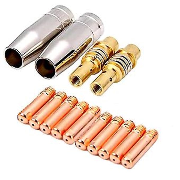 14st 15ak Förbrukningsmaterial 0.6mm Mig Gasmunstycke Spets H Av 15ak Mig
