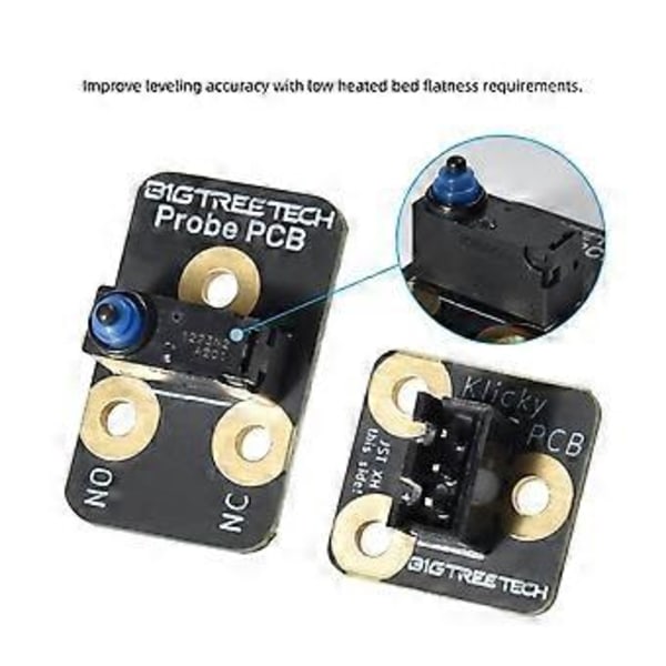 Klicky PCB-kit för Voron 2.4 Probe Auto DIY Z Auto Leveling Kits 3D-skrivardelar Uppgradering för Voron 3D-skrivare