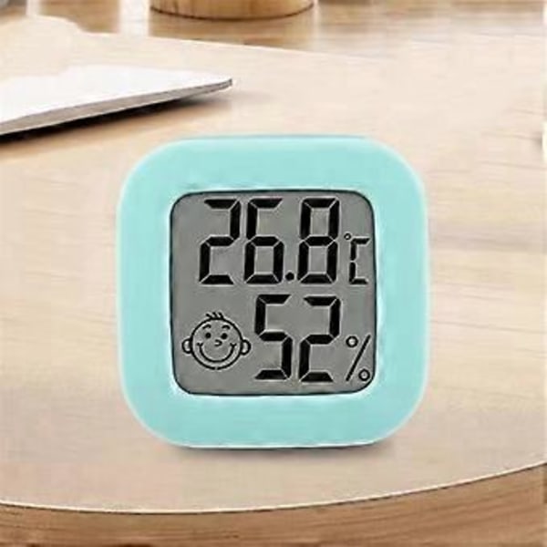 Mini Elektronisk Ansiktstermometer Hemmakontor LCD-termometer Dubbelsidig Tejp