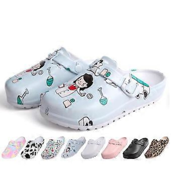 Hagesko for damer og herrer, innendørs utendørs slippers (6uk)
