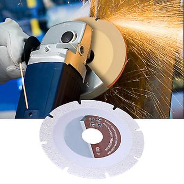 100 mm 60 Mesh Diamant Savblad Skære Slibeskive til Keramiske Fliser Marmor Sten