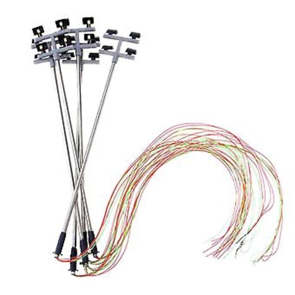 1:100 HO Skala 4 LED S Landskap Mini Gatlykta För Bord