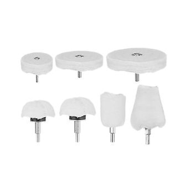 7-pack Polerskiveset för , Polerskivesats för Grenrör för Metall Mindre S