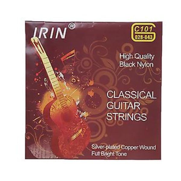 6 stk./sett Akustiske gitarstrenger Klassiske gitarstrenger Pakke for akustisk folkemusikk