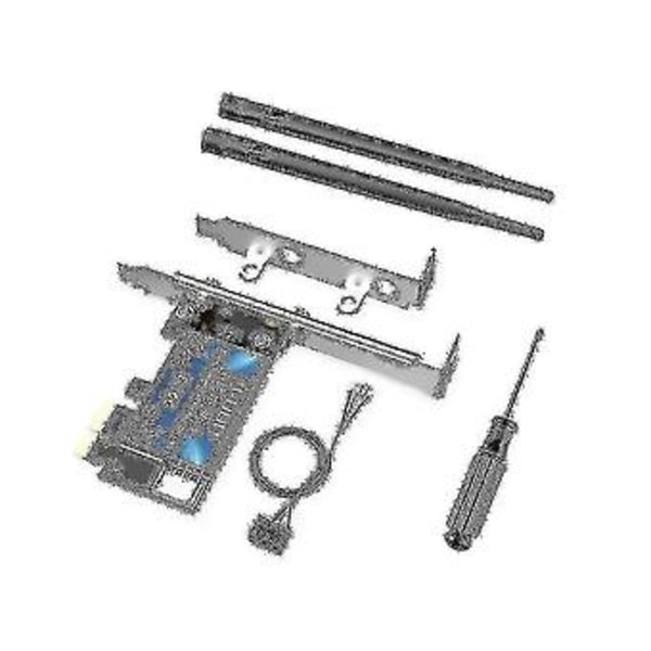 Pcie Trådløst Kort 1300m Dual-band Gigabit Netværkskort Stationær Computer Indbygget Netværkskort Wif