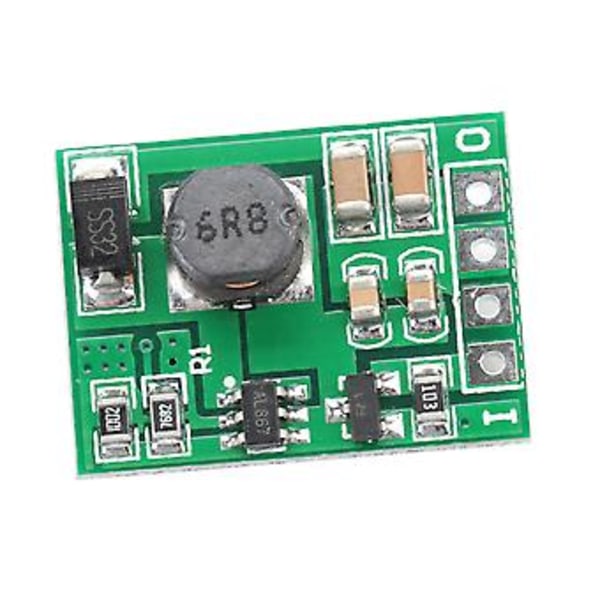 DC-DC Boost -moduuli 2,6–5,5 V:n tulojännitteellä, Step Up -muunninmoduuli 6 V, ilman nastoja