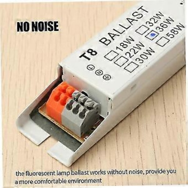 Elektronisk Ballast T8 2x36w Spänningsbredd Fluorescerande Start Energibesparande Startlampa Lampballast Hy