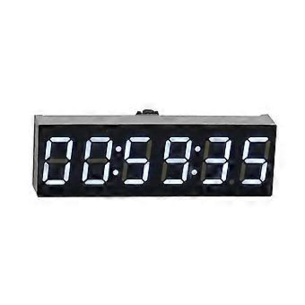 0,36 tommer 6-bit Clock LED Digitalt Elektronisk Ur Med Sekundvisningsmodul Strømafbrydelseshukommelse Lysstyrkejustering -D