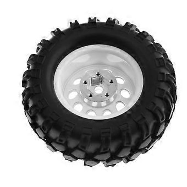 4 kpl 93 mm metallisia 1,9 tuuman Beadlock-vanteen kumirengassarjaa 1/10 RC-tela-autoon, 10 reikää 12 mm adapteri, musta