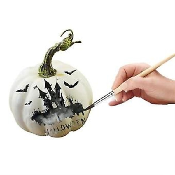 6 stk. forskjellige størrelser falske gresskar skumgresskar leke for Halloween-dekorasjon
