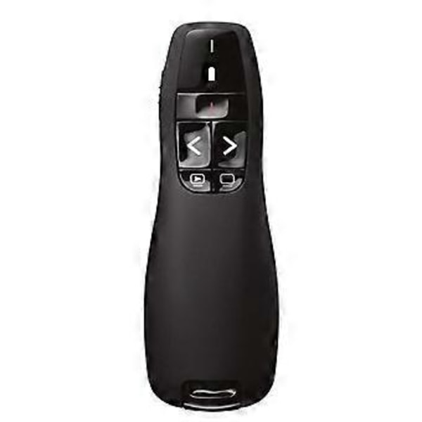 2.4Ghz USB Trådløs Presenter Rød Laserpenn-peker PPT Fjernkontroll med Håndholdt Peker for PowerPoint-presentasjon