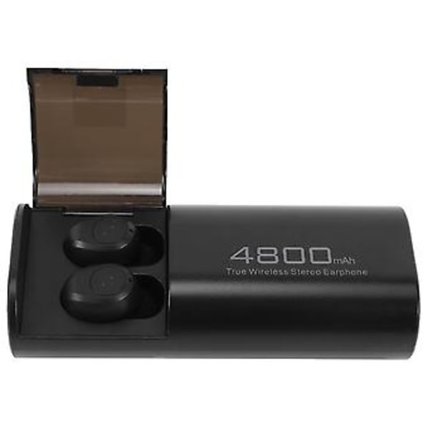 Langattomat Bluetooth 5.0 -kuulokkeet 4800 mAh:n latauskotelolla [virtapankkina] mikrofonilla, USB Type C -liitännällä