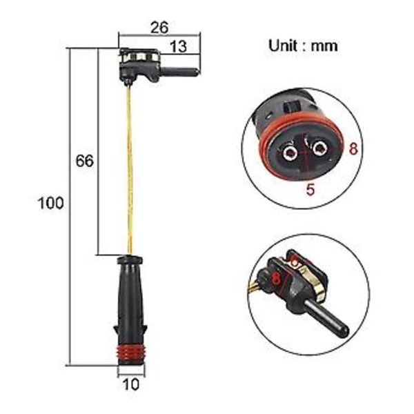 Bremseslitasjesensor 2115401717 For W W203 W211 W221 W204 W212 Bremseledninger