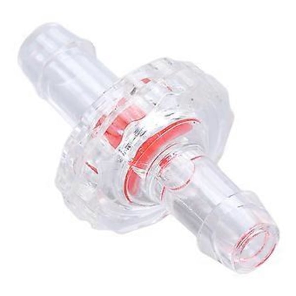 10 stk. Tilbakeslagsventil 1-veis PP Plastslange Vannstopp Membran Barb for Luftinntak 7mm Transparent