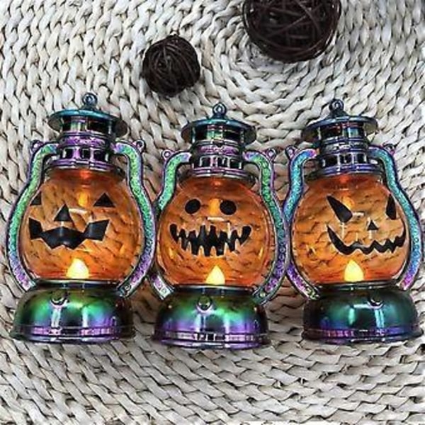 Halloween-valot, minilyhdyt, sisälyhtykoristeet, ulkokattokruunukoristeet, Halloween-koristeet A