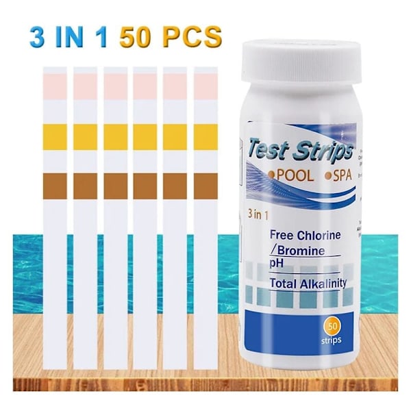 Water Hardness Test Strips - Quick and Easy Test Kit with 50 Strips at 0-425 ppm Total Calcium and Magnesium Hardness Test Ideal for Softeners Dishw