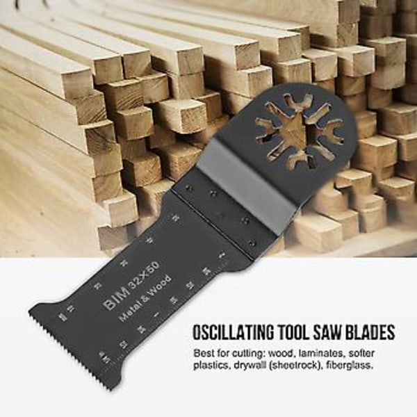 5 kpl 32 mm HCS Monitoiminen Oskilloiva Sahanterä