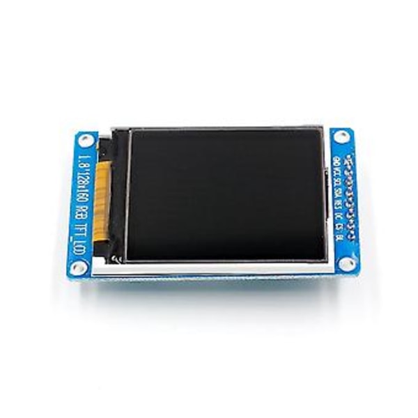 1,8 tuuman LCD-näyttömoduuli 128x160 RGB SPI TFT LCD-näyttömoduuli ST7735s 3,3 V korvaava