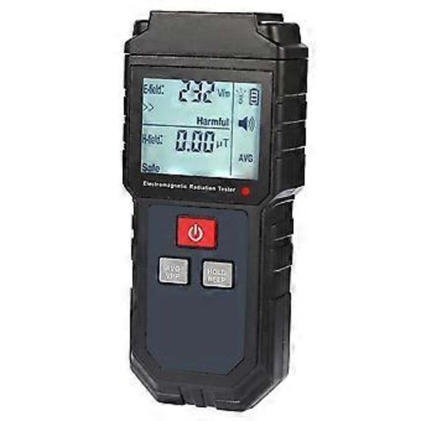 Bærbar Håndholdt Digital LCD Elektromagnetisk Tester Elektrisk Felt Magnetisk Felt