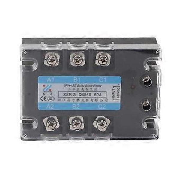 3-fas Solid State Relä SSR-3 D4860 60A DCAC 480V Distributionskontrollutrustning