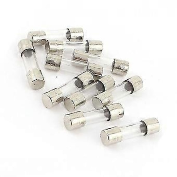 10 stk. 250 V 250 Ma 0,25 A Hurtig Sikring 5 X 20 Mm Glasrør